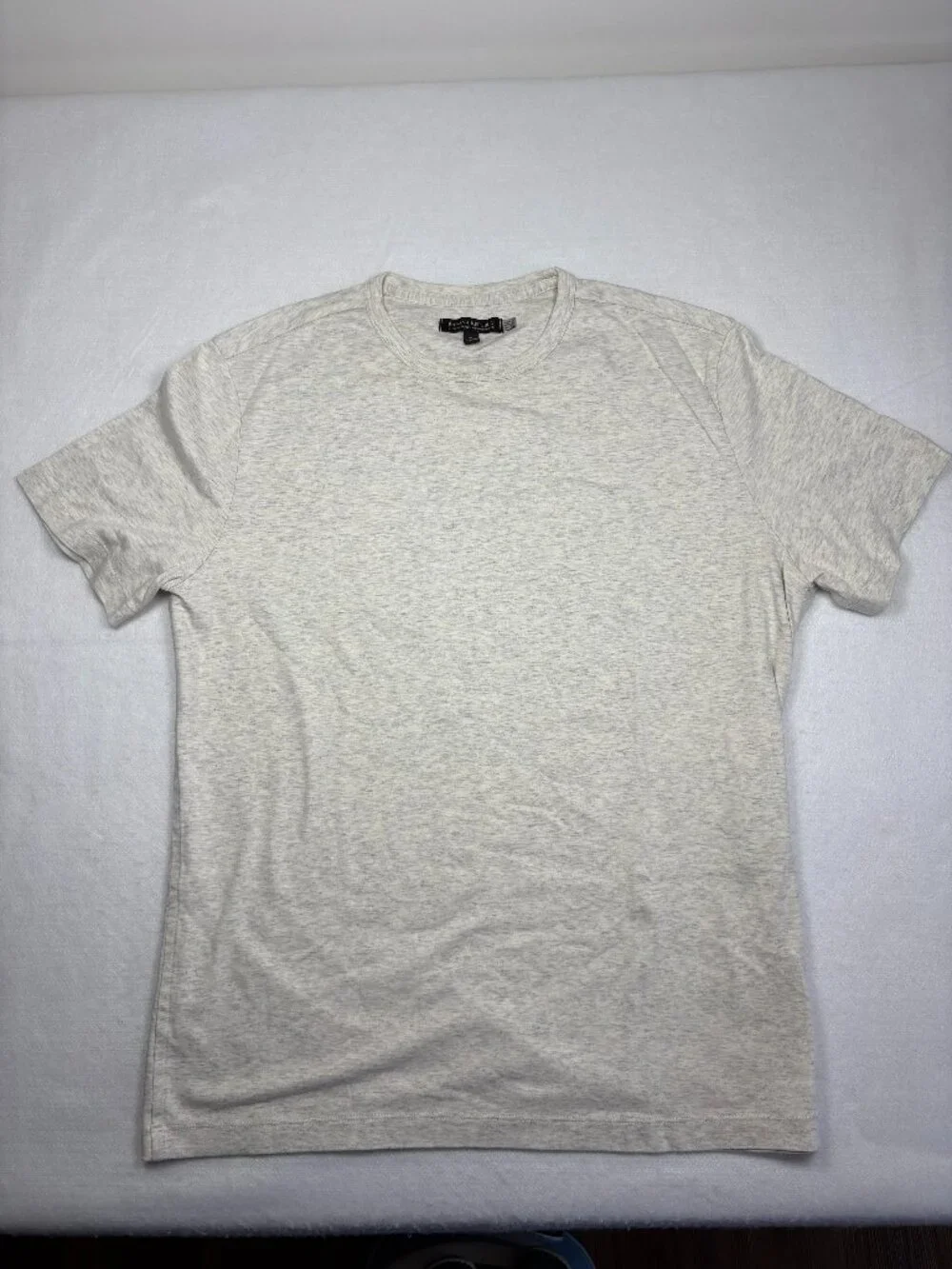 Banana Republic Light Heather Gray Crew Neck Short Sleeve T-Shirt Preppy XL